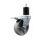 Service Caster 4'' Semi Steel Swivel 1-3/4'' Expanding Stem Caster Total Lock Brake SCC-EXTTL20S415-SSR-134 - alternate 1